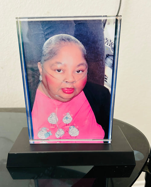 Crystal LED picture frame
