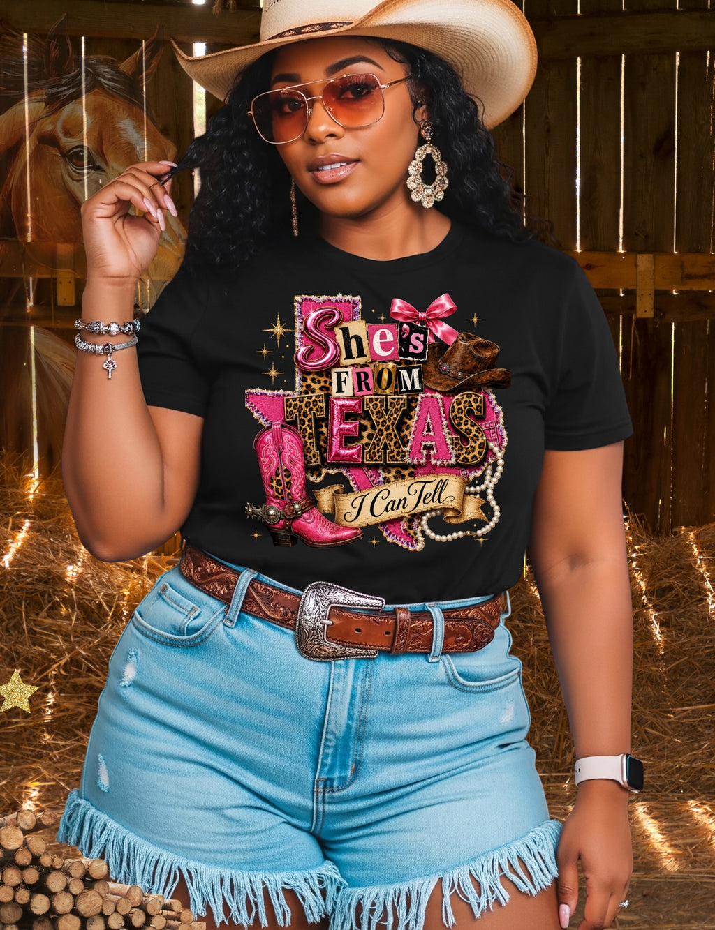 She's from Texas, I can tell Tshirts