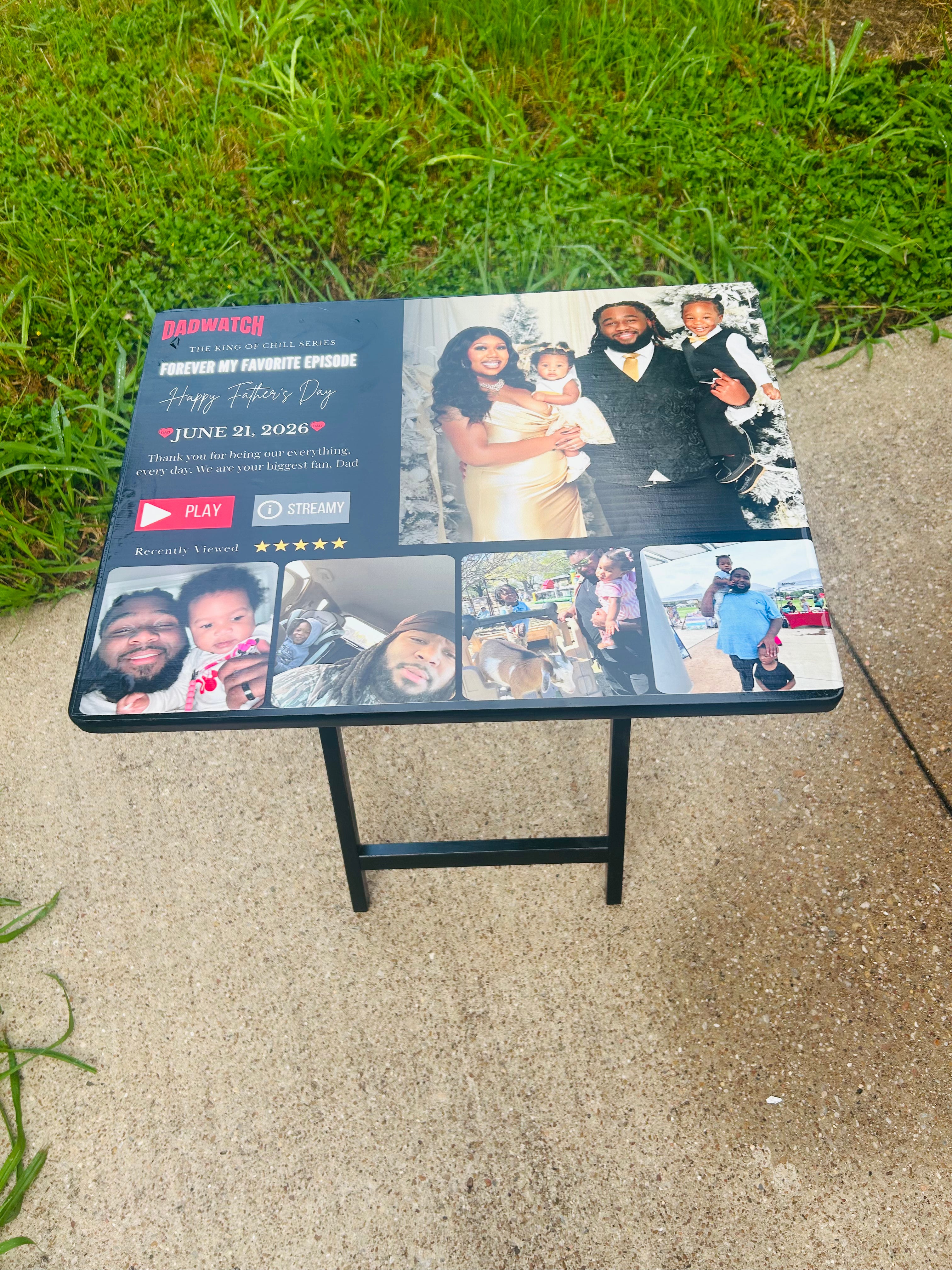 Foldable TV tray