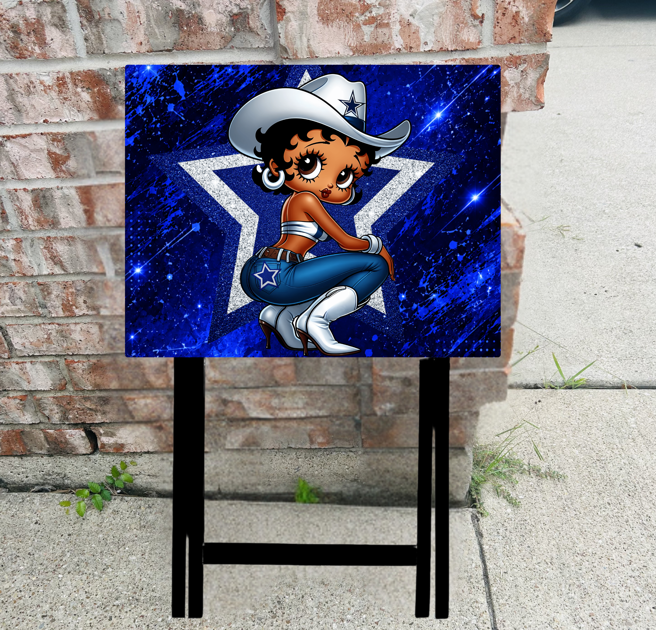 Foldable TV tray