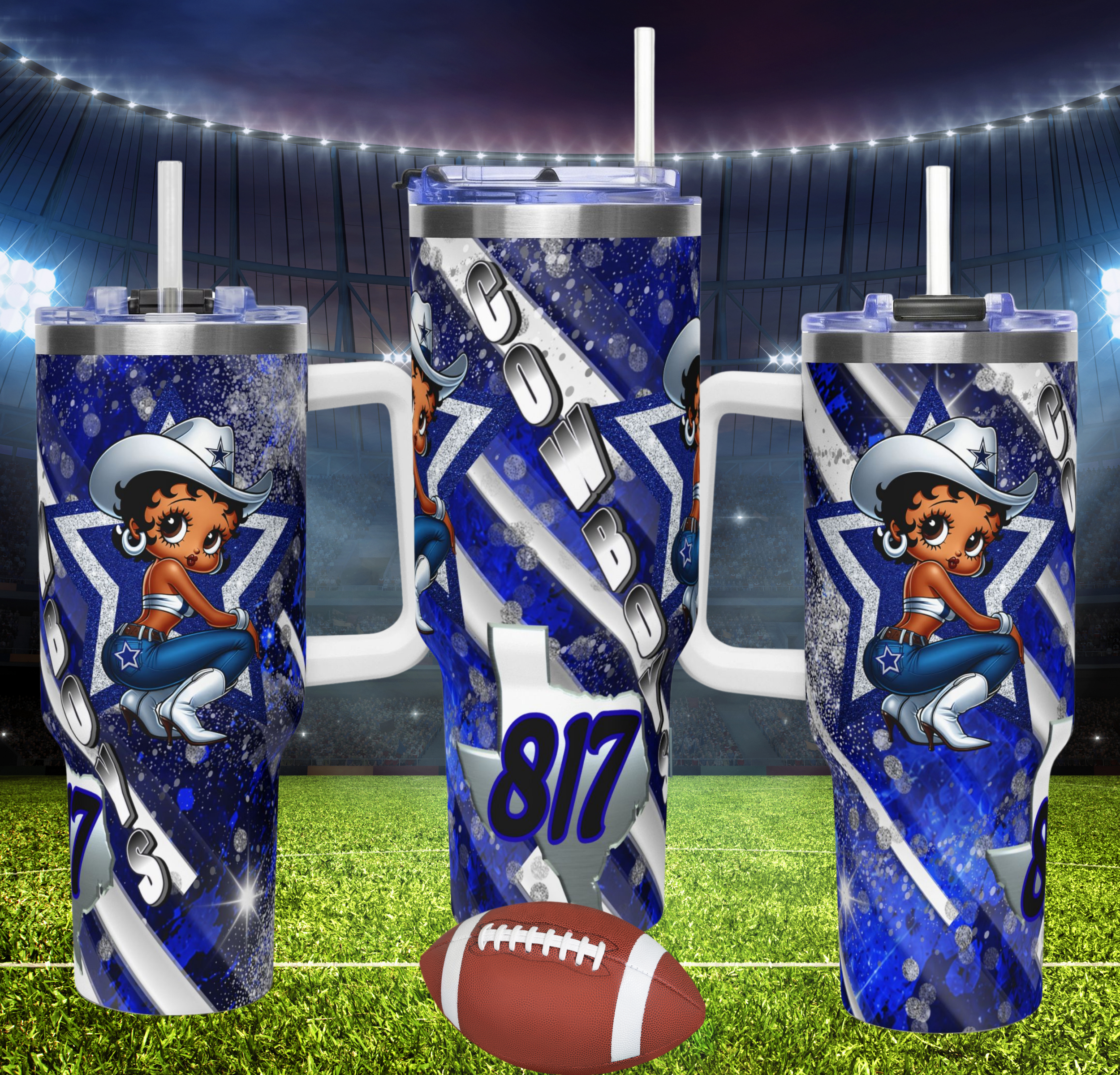 40oz ALL OVER print Tumbler